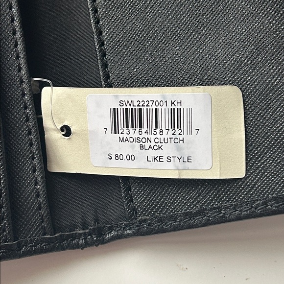 Fossil Black Leather Women's Clutch Wallet - Picture 4 of 7